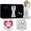 LaLieve Pet Dog Memorial Gifts - Angel Holding Dog Figurine with Pet Sympathy Card and Gift Box - Loss of a Dog Gifts - in Memory of a Dog